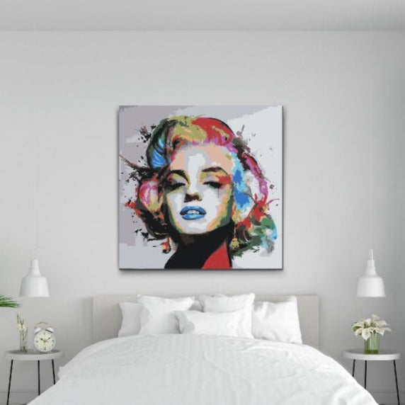 MARILYN MONROE - paint by numbers vuxna