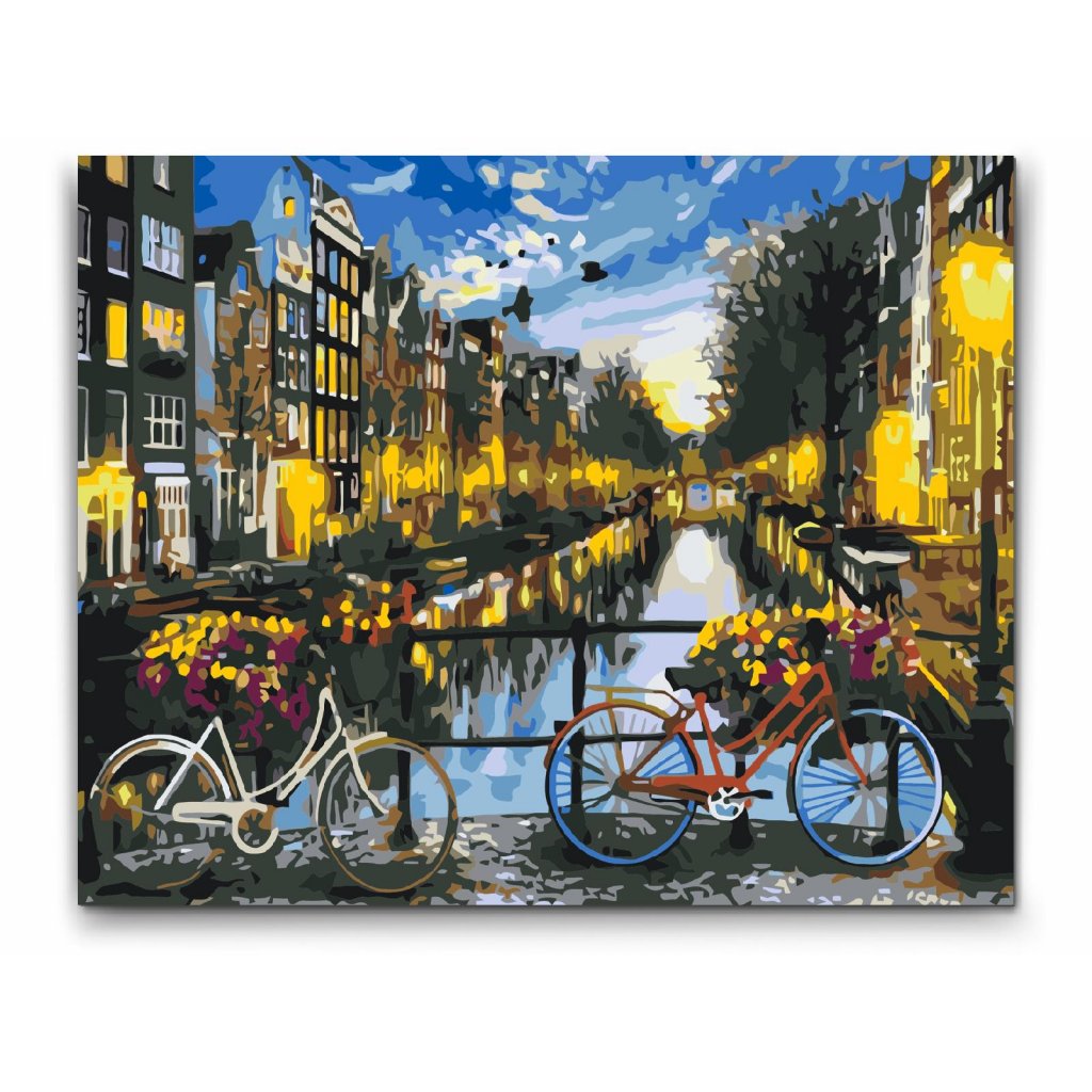 Träffa mig i Amsterdam - med dubbelfärg och fri frakt - paint by number