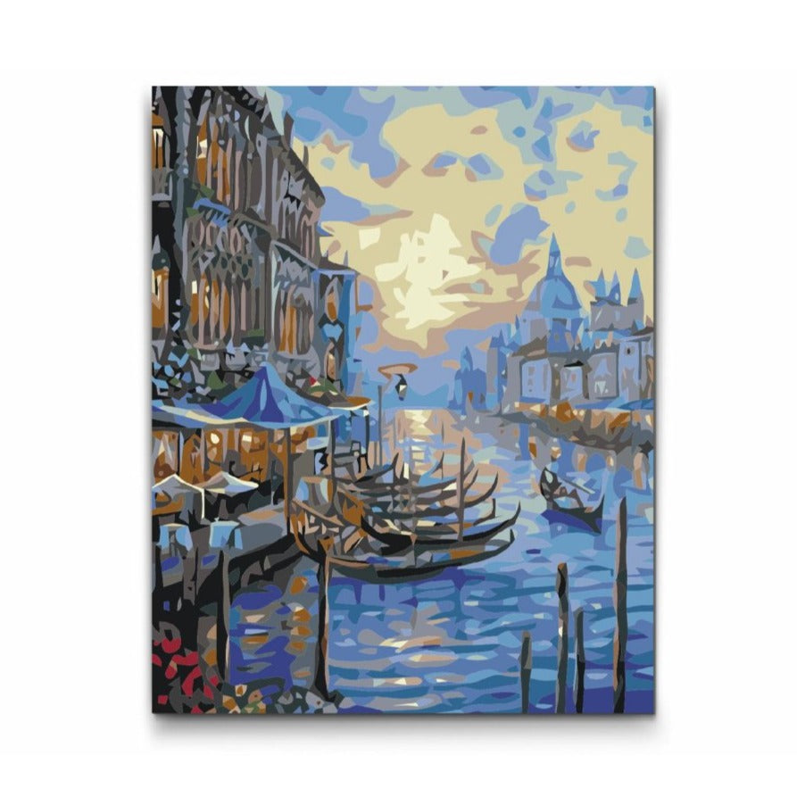 Venice - med dubbelfärg och fri frakt - paint by number