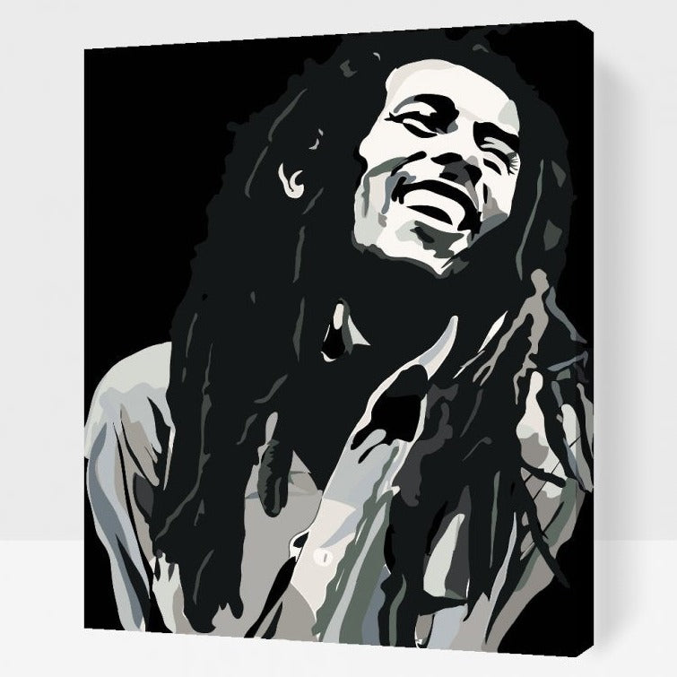 Bob Marley - paint by numbers vuxna 